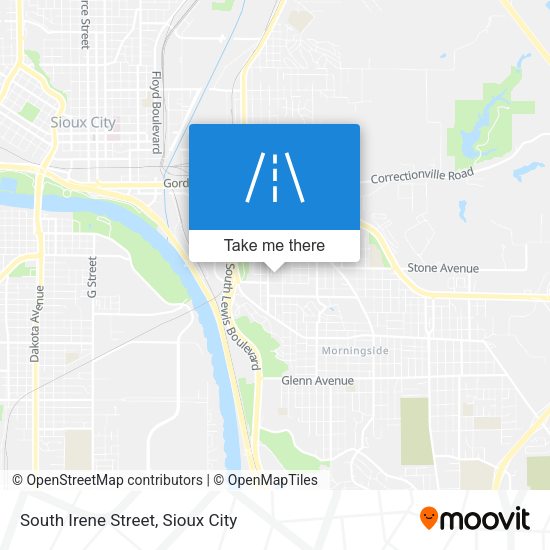 Mapa de South Irene Street