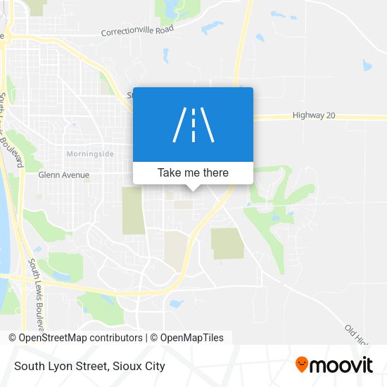 South Lyon Street map