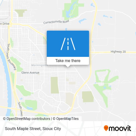 Mapa de South Maple Street