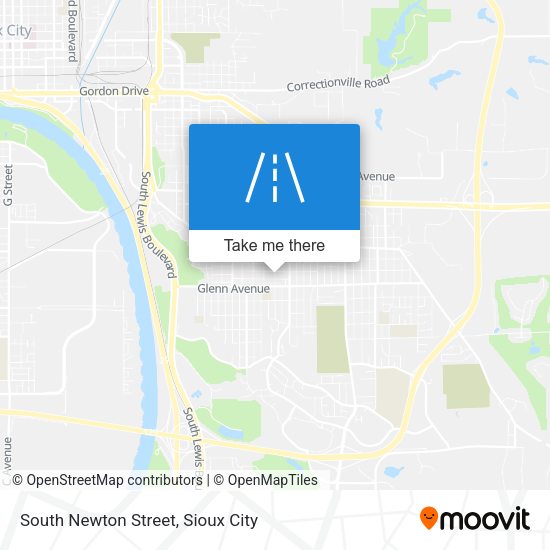 Mapa de South Newton Street