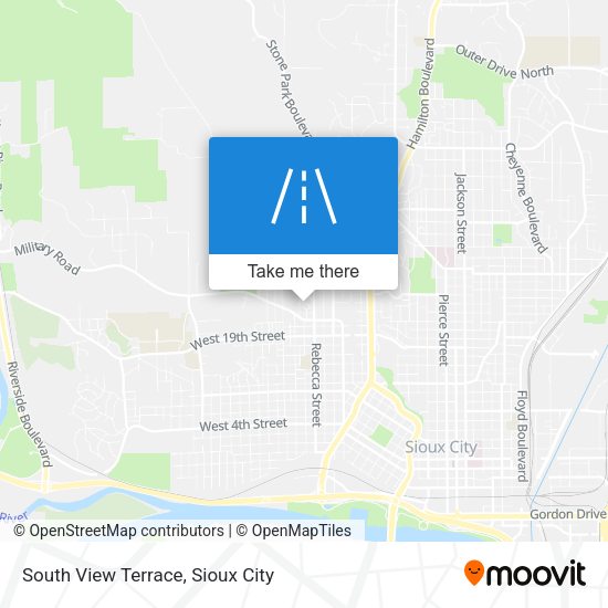 South View Terrace map