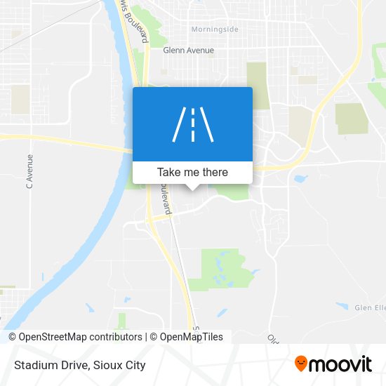 Mapa de Stadium Drive
