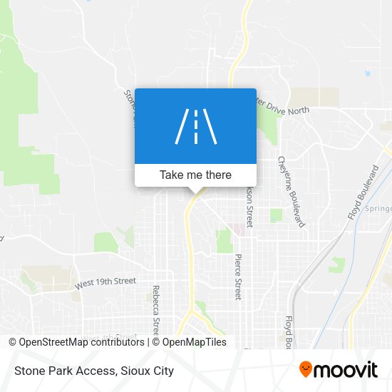 Mapa de Stone Park Access