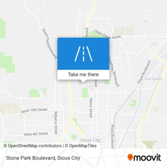 Stone Park Boulevard map