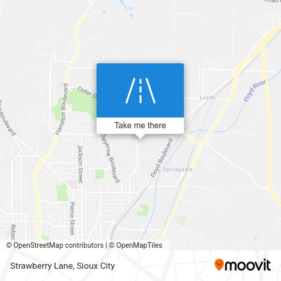 Strawberry Lane map