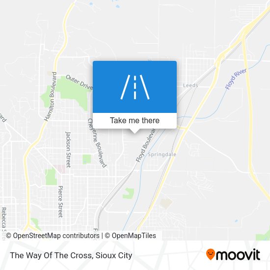 The Way Of The Cross map