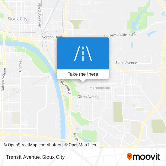 Mapa de Transit Avenue