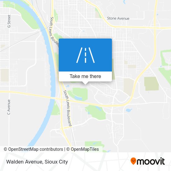 Mapa de Walden Avenue