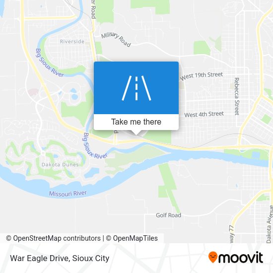 War Eagle Drive map