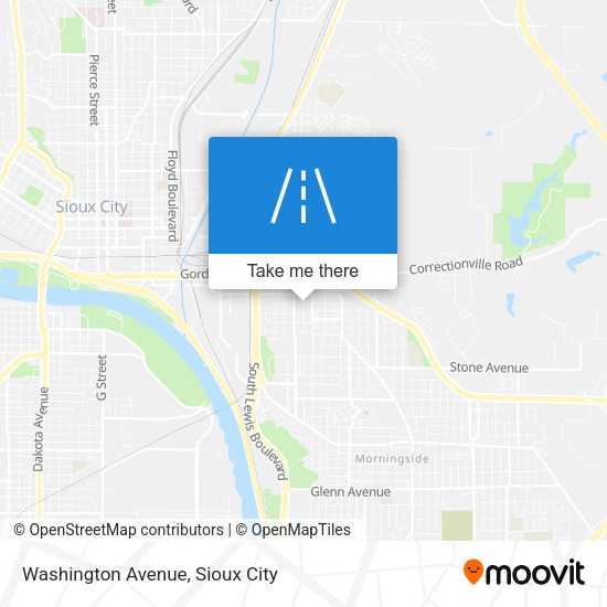 Washington Avenue map