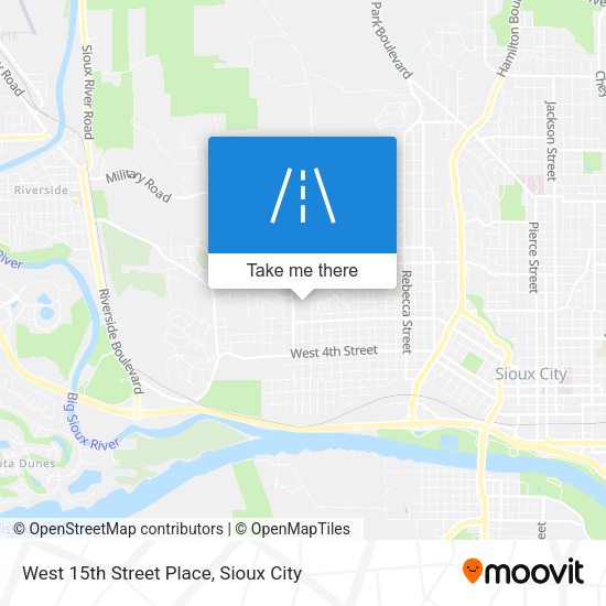 Mapa de West 15th Street Place