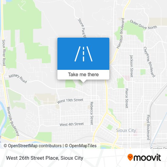 Mapa de West 26th Street Place