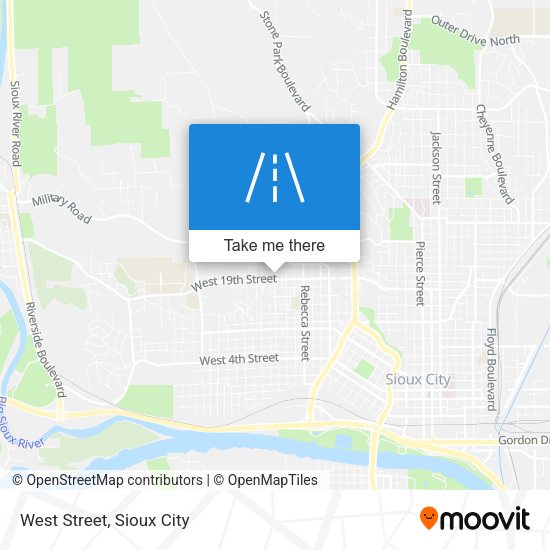 Mapa de West Street