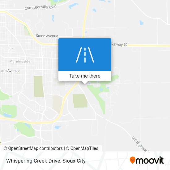 Mapa de Whispering Creek Drive