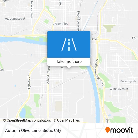 Autumn Olive Lane map