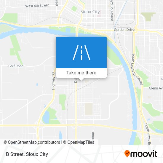 Mapa de B Street