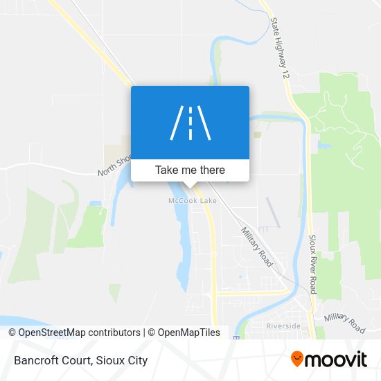 Mapa de Bancroft Court