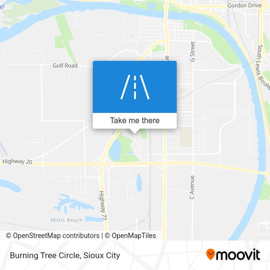 Mapa de Burning Tree Circle