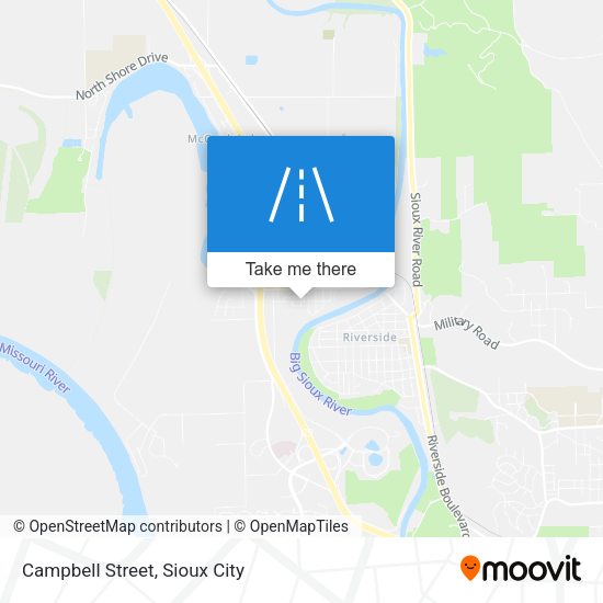 Mapa de Campbell Street