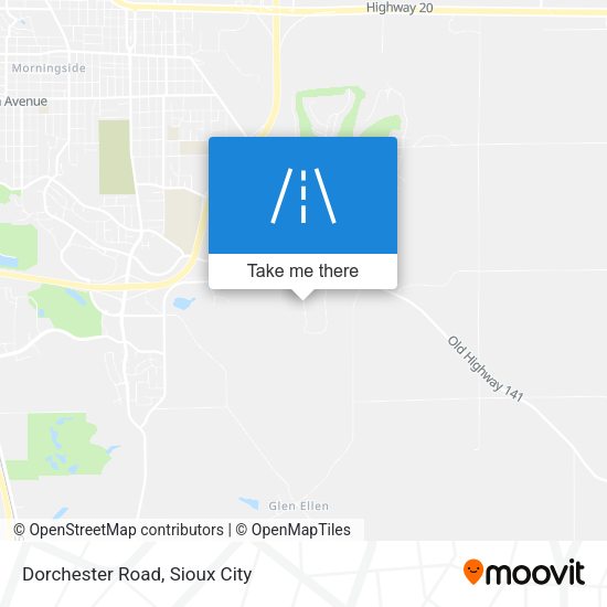 Dorchester Road map