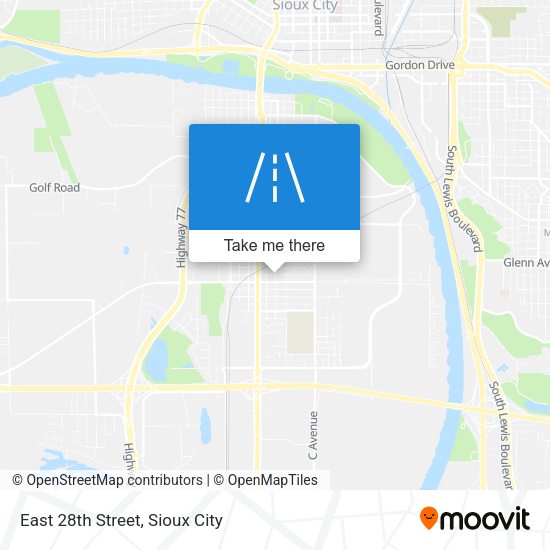 Mapa de East 28th Street