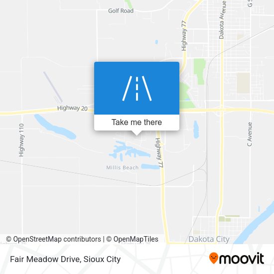 Fair Meadow Drive map