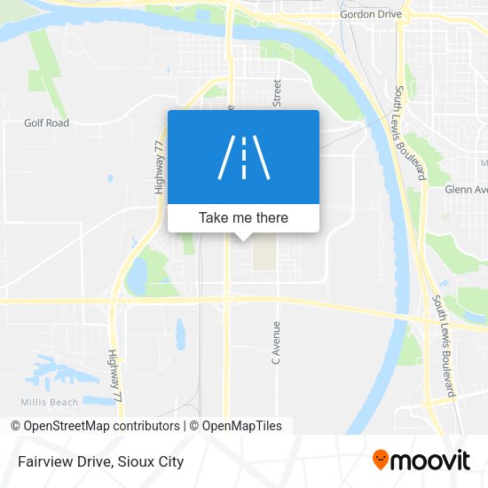 Mapa de Fairview Drive