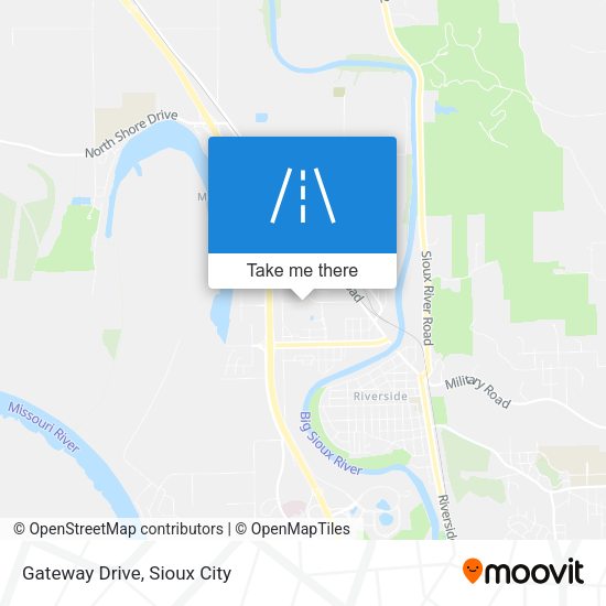 Mapa de Gateway Drive