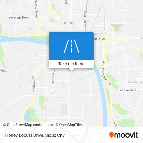 Mapa de Honey Locust Drive