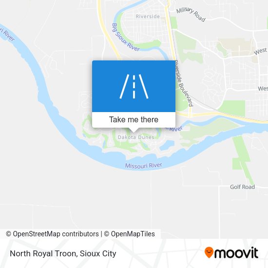 North Royal Troon map