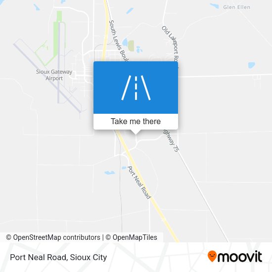 Port Neal Road map