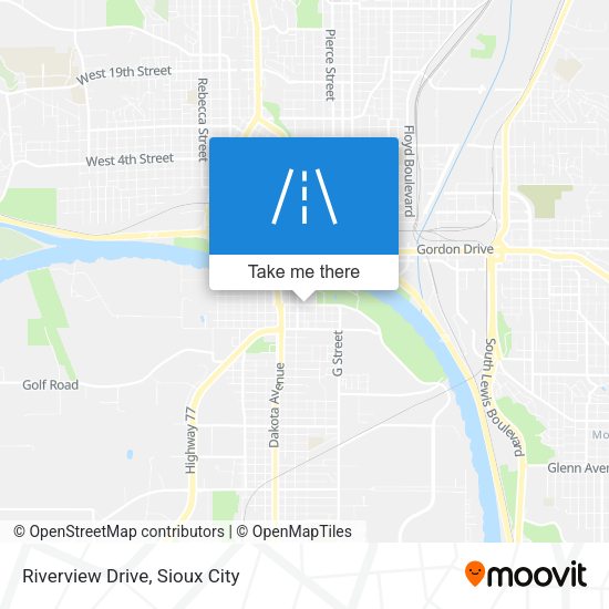 Riverview Drive map