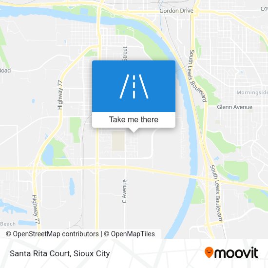 Santa Rita Court map