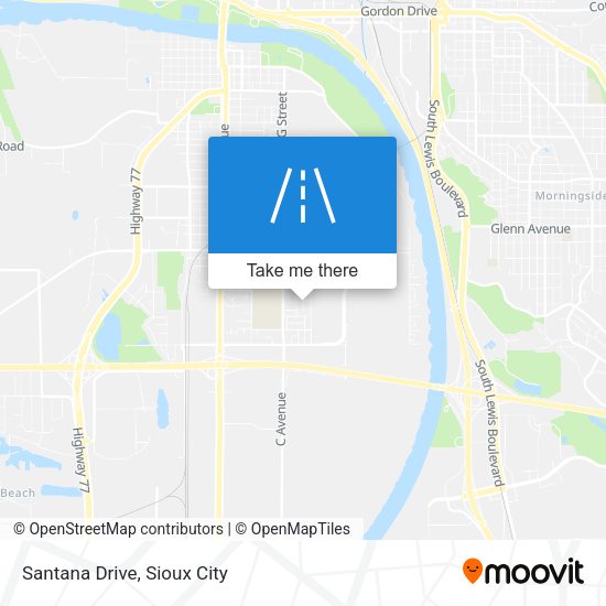 Mapa de Santana Drive