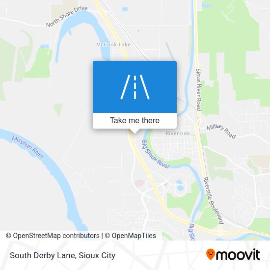 South Derby Lane map