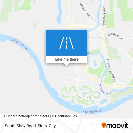 South Shay Road map