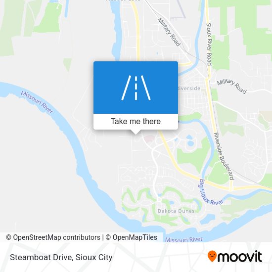 Mapa de Steamboat Drive