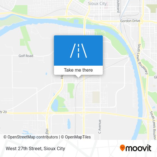 Mapa de West 27th Street