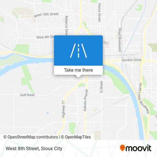 Mapa de West 8th Street