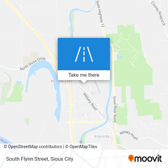 South Flynn Street map