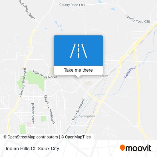 Mapa de Indian Hills Ct