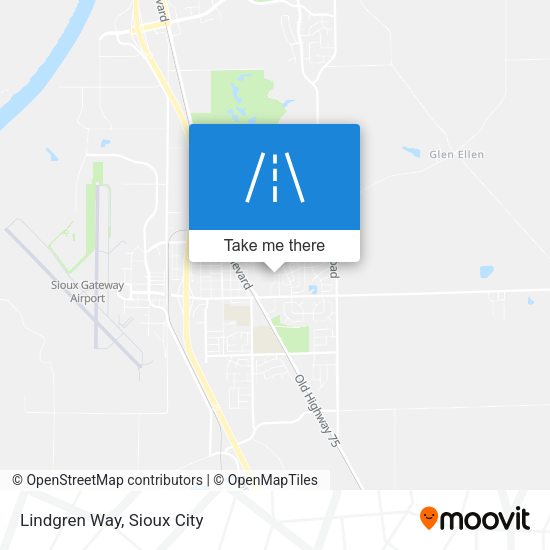 Mapa de Lindgren Way