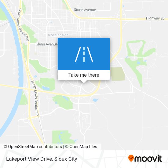 Lakeport View Drive map