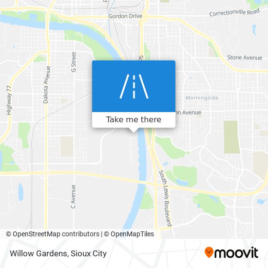 Mapa de Willow Gardens