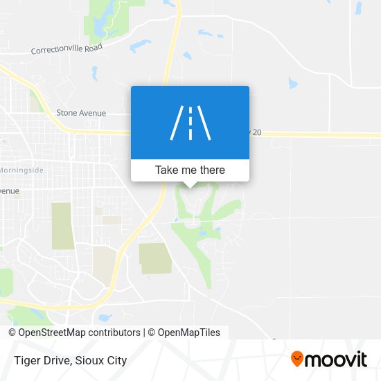 Mapa de Tiger Drive