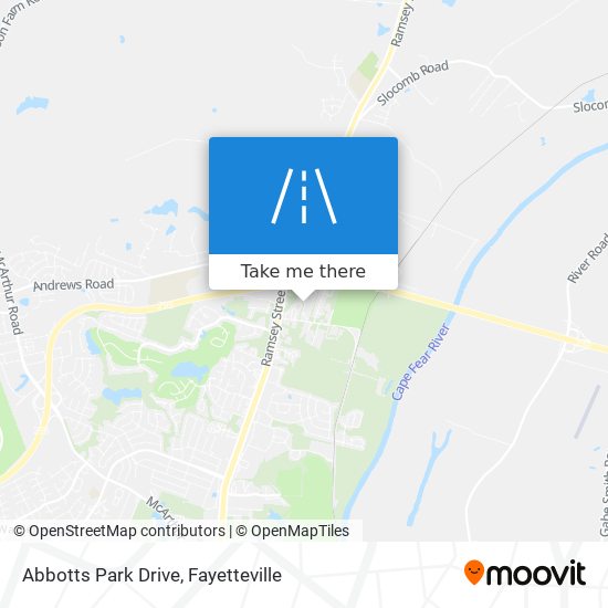 Abbotts Park Drive map