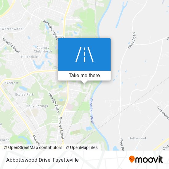 Abbottswood Drive map