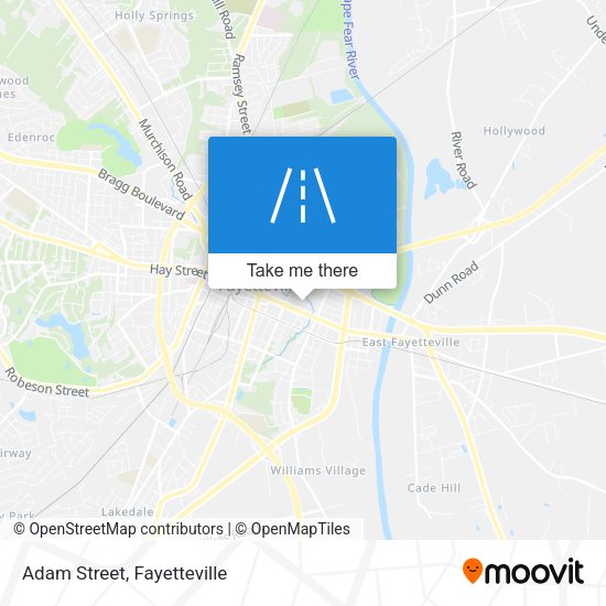 Mapa de Adam Street