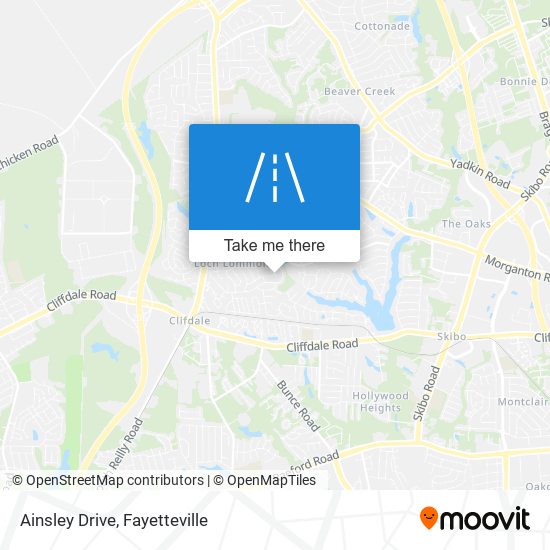 Ainsley Drive map