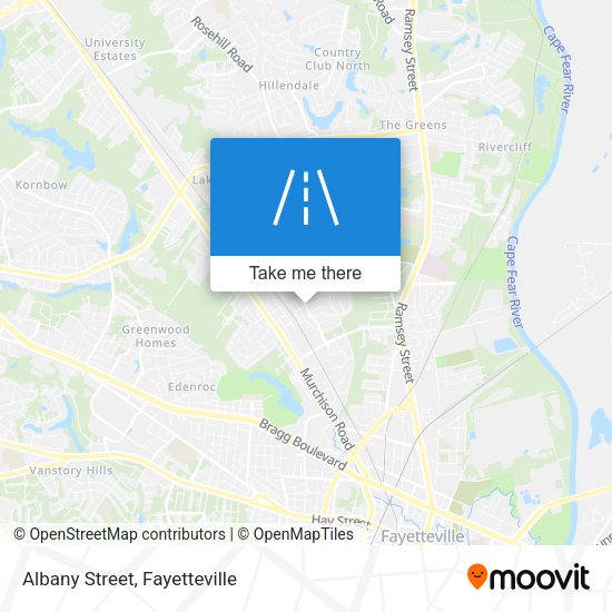 Albany Street map